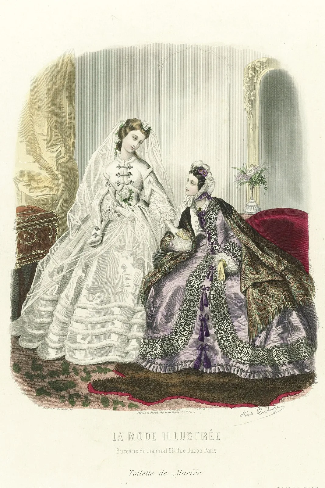 Toilette de mariée