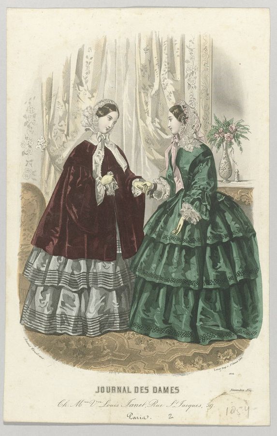 Journal des Dames, novembre 1854, No. 1924, RP-P-2009-3361