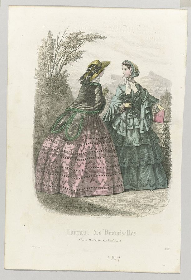 Journal des Demoiselles, 1854, No. 9, 22e année, RP-P-2009-3374