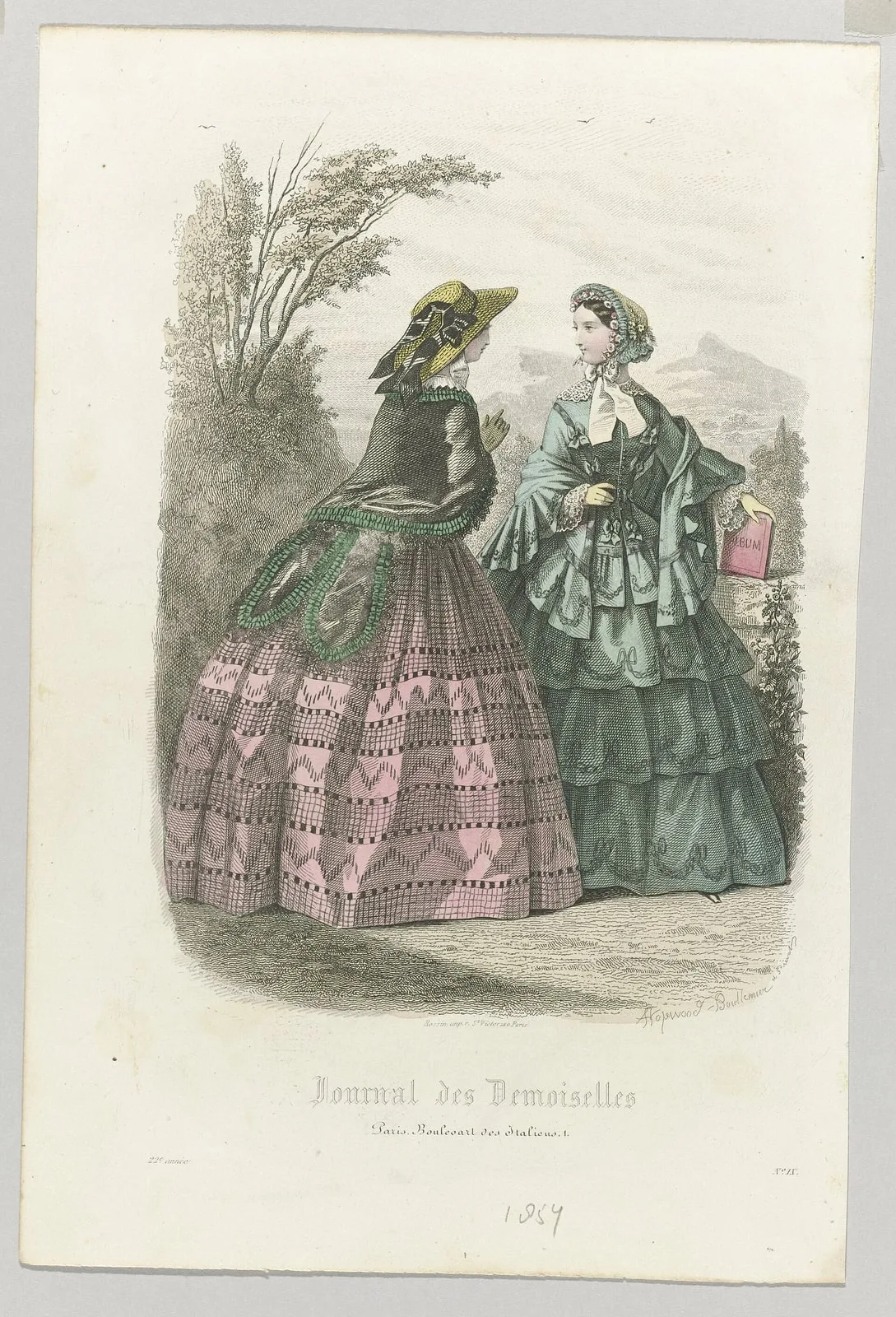 Journal des Demoiselles, 1854, No. 9, 22e année, RP-P-2009-3374