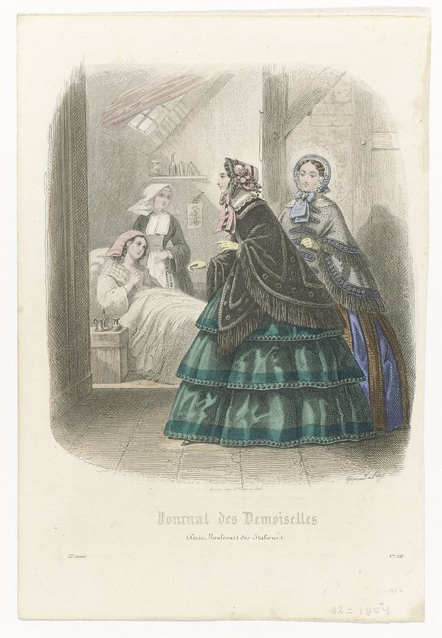 Journal des Demoiselles, 1854, No. 12, 22e année, RP-P-2009-3377