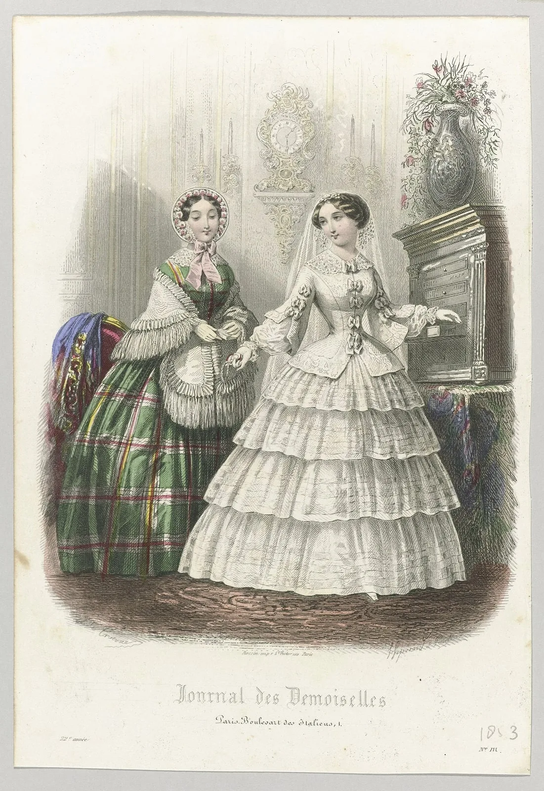 Journal des Demoiselles, 1854, No. 56 , 22e année, RP-P-2009-3378