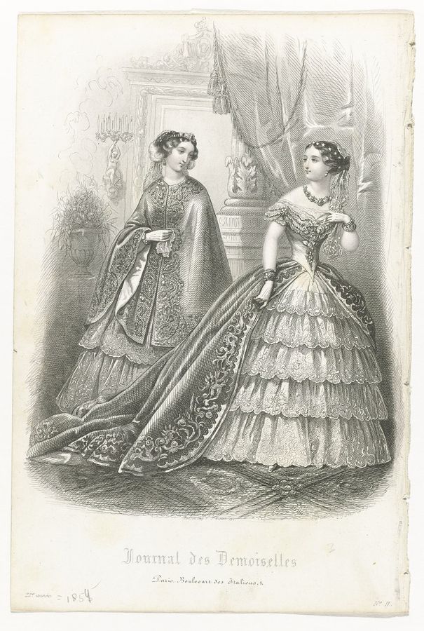 Journal des Demoiselles, 1854, No. 2, 22e année, RP-P-2009-3380