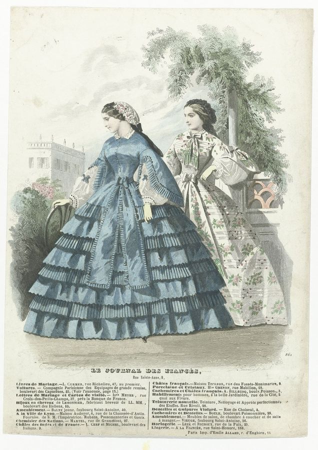 Le Journal des Fiancés, 1860-1861, No. 861 Livres de Mariag, RP-P-2009-3472