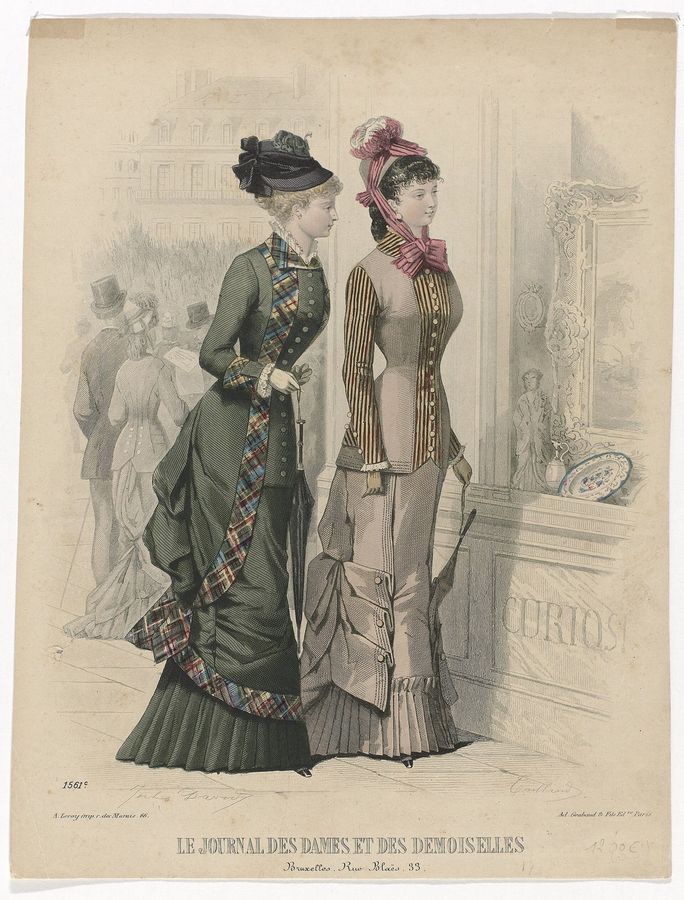 Winkelen Le Journal des Dames et des Demoiselles, 1878 No. 1561c, RP-P-2009-3668