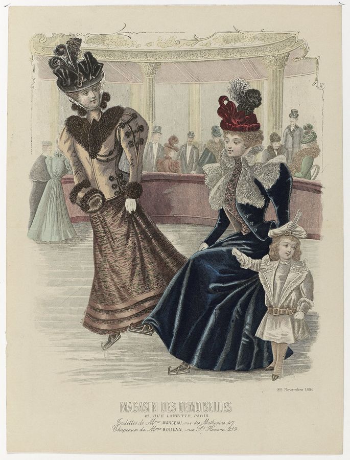 Magasin des Demoiselles, 25 Novembre 1896 Toilettes de Mme Manceau, RP-P-2009-3769