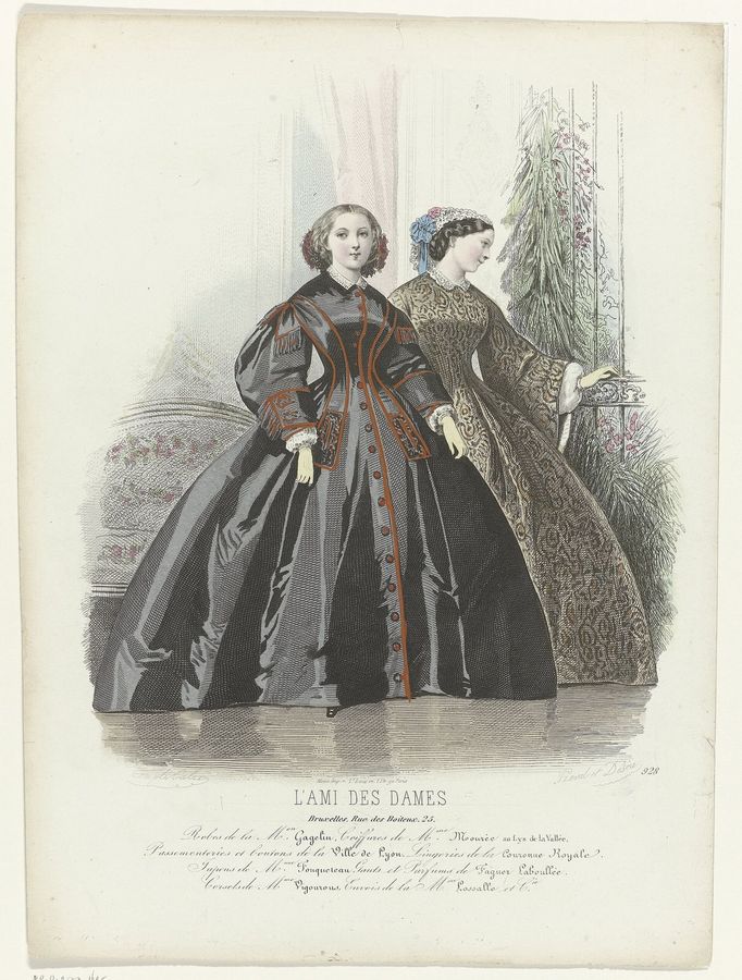 L'Ami des Dames, ca. 1863, No. 928 Robes de la Mon. Gagelin (..), RP-P-2009-1625