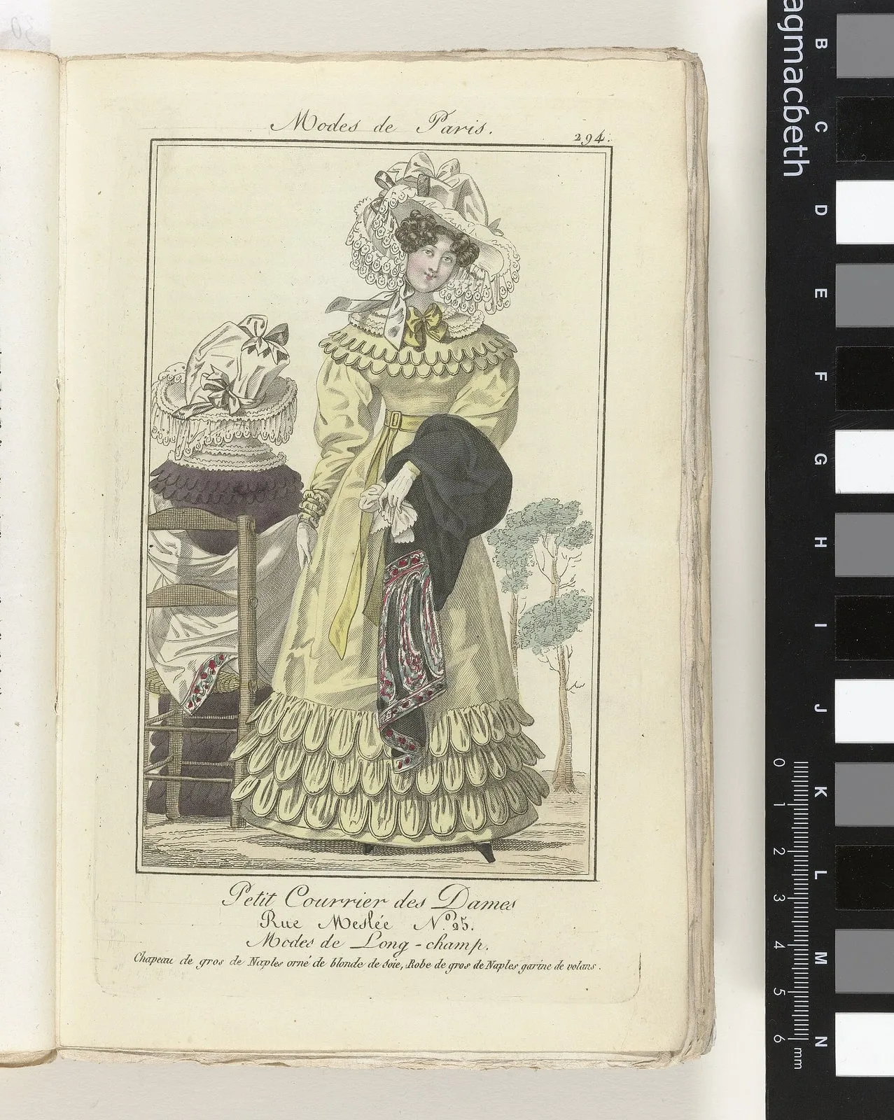 Petit Courrier des Dames 1825 (294) Petit Courrier des Dames, ou Nouveau Journal des Modes, des Théatres, de la Litterature et des Arts (serietitel), BI-1938-0114A-32