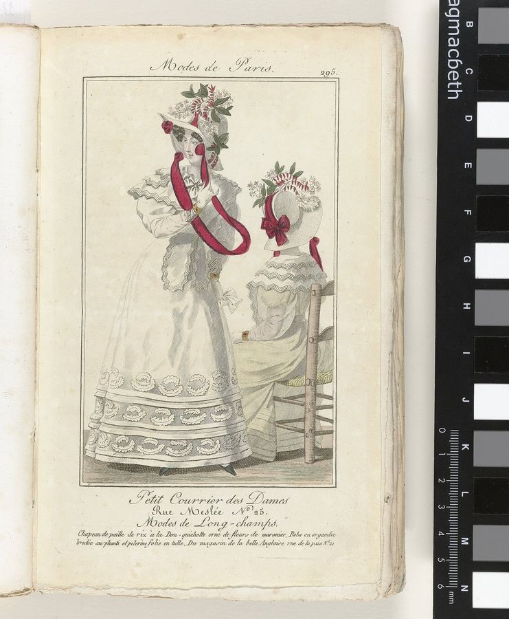 Petit Courrier des Dames 1825 (295) Petit Courrier des Dames, ou Nouveau Journal des Modes, des Théatres, de la Litterature et des Arts (serietitel), BI-1938-0114A-33