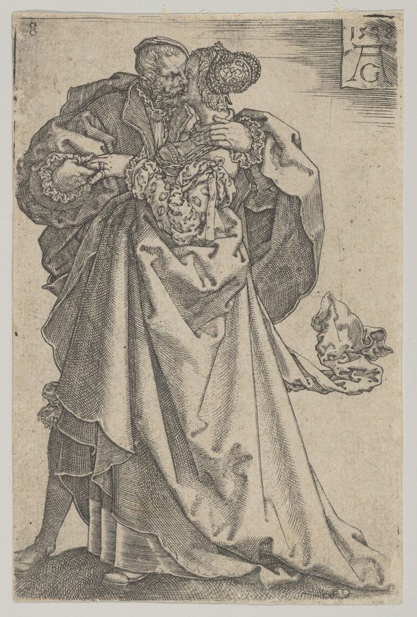 Dancing Couple, from "The Large Wedding Dancers"