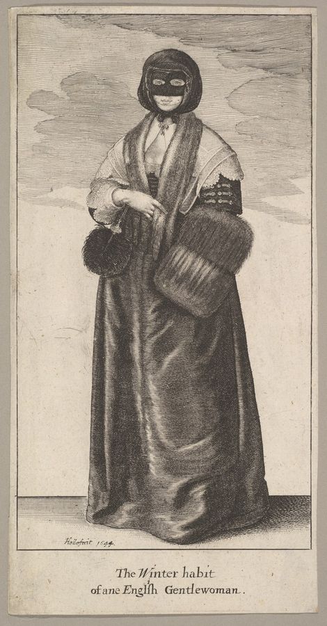 English Lady in Winter Costume (The Winter habit of an English Gentlewoman)
