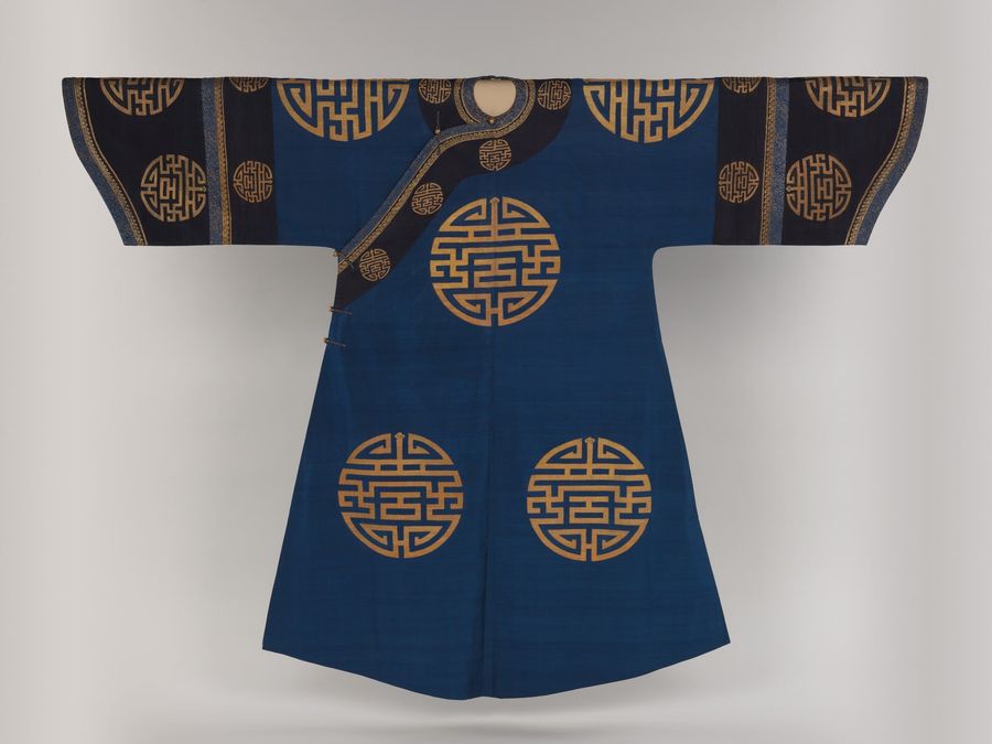 Woman's Robe with "Longevity" Medallions