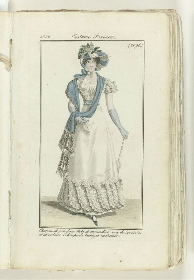 Journal des Dames et des Modes 1822, Costume Parisien (2096)