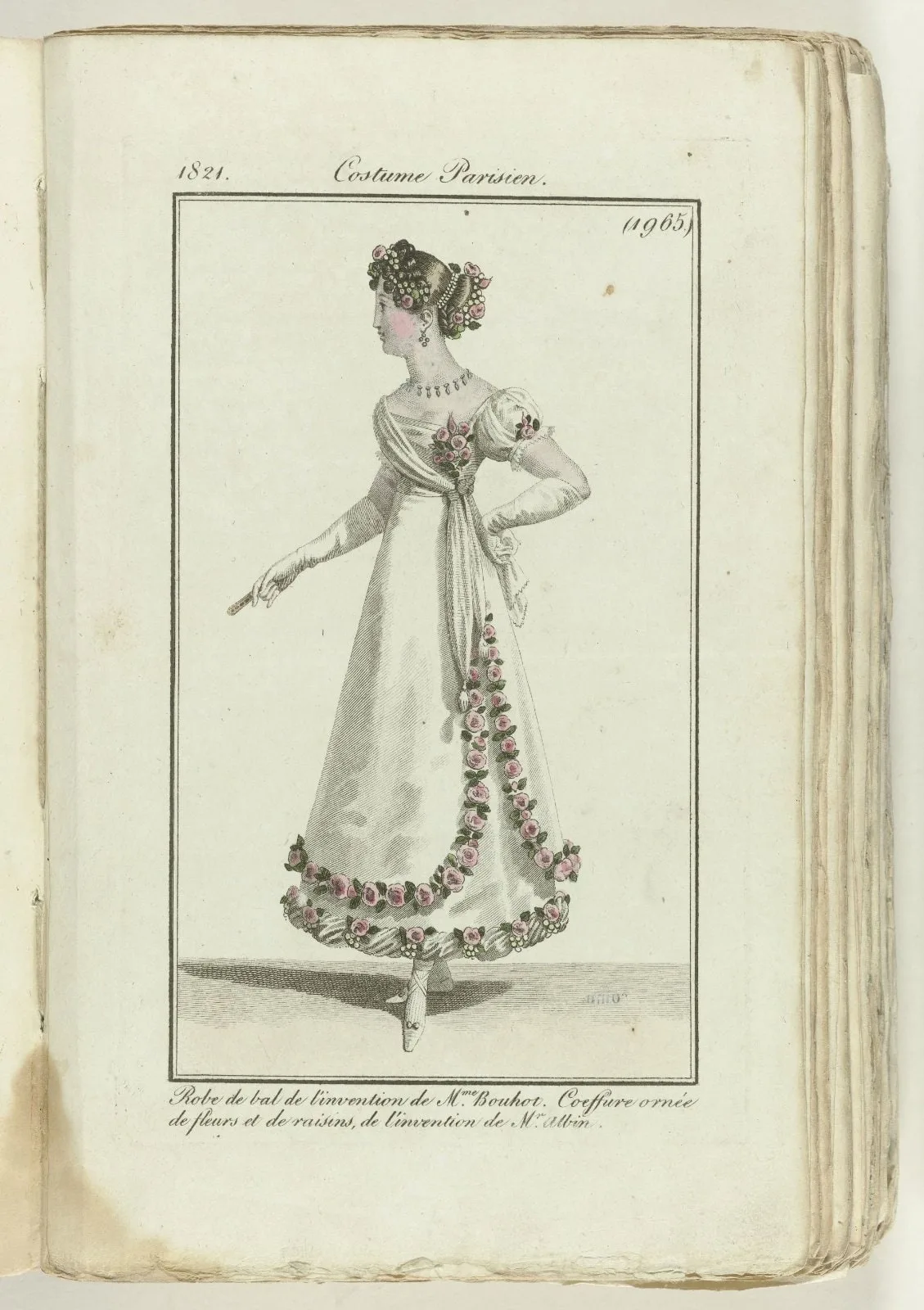 Journal des Dames et des Modes 1821, Costume Parisien (1965)