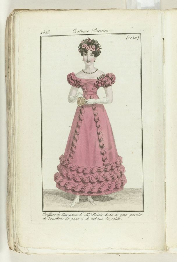 Journal des Dames et des Modes 1823, Costume Parisien (2130)