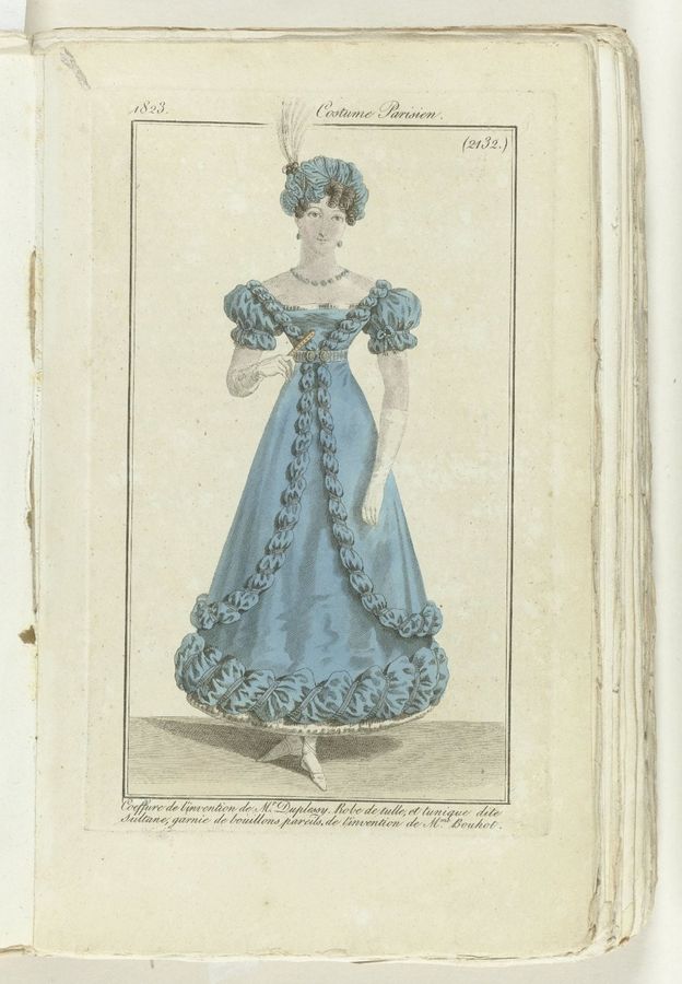 Journal des Dames et des Modes 1823, Costume Parisien (2132)