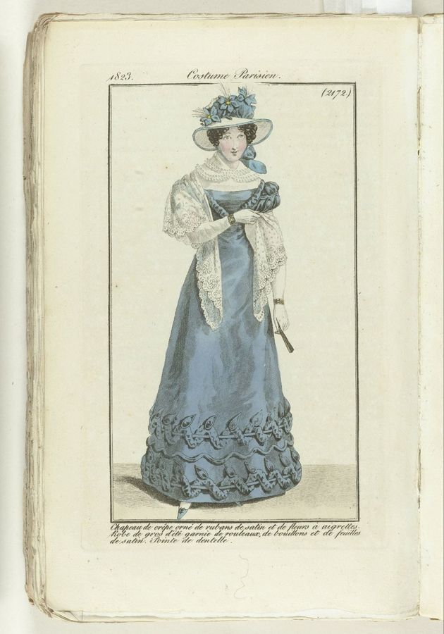 Journal des Dames et des Modes 1823, Costume Parisien (2172)