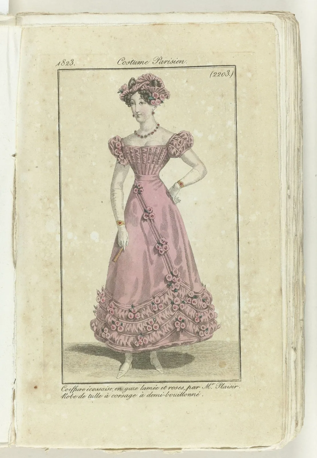 Journal des Dames et des Modes 1823, Costume Parisien (2203)