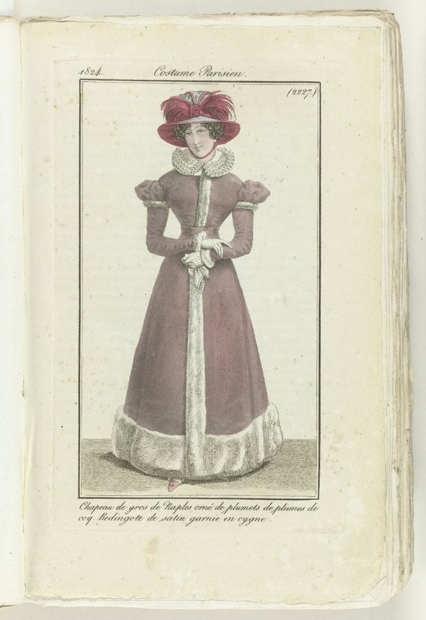 Journal des Dames et des Modes 1824, Costume Parisien (2227)