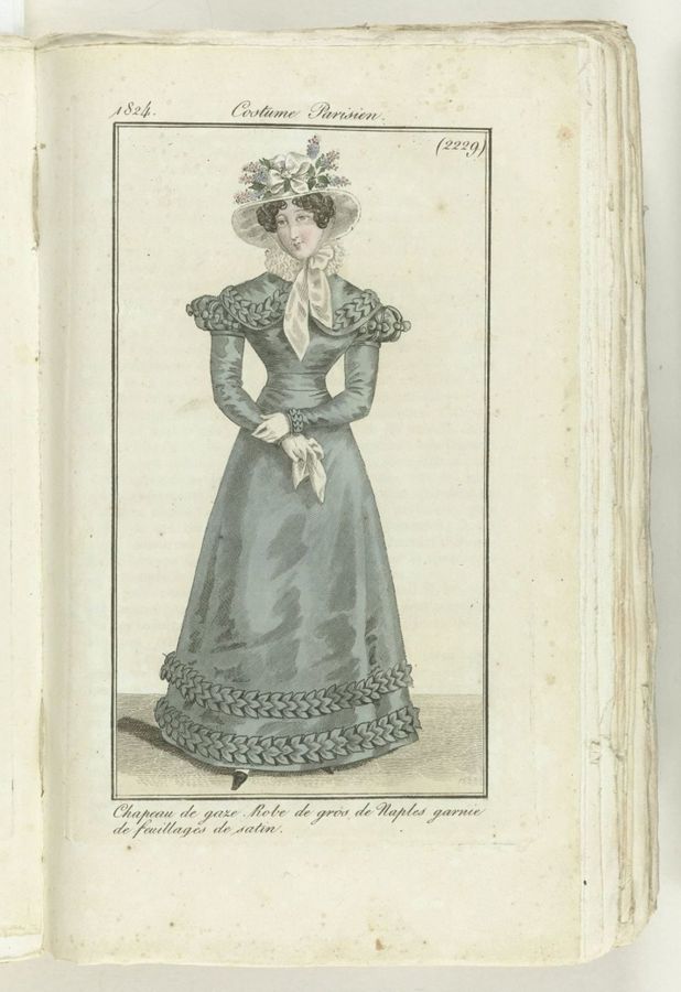 Journal des Dames et des Modes 1824, Costume Parisien (2229)