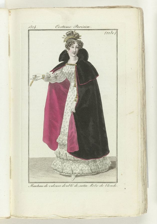 Journal des Dames et des Modes 1824, Costume Parisien (2280)