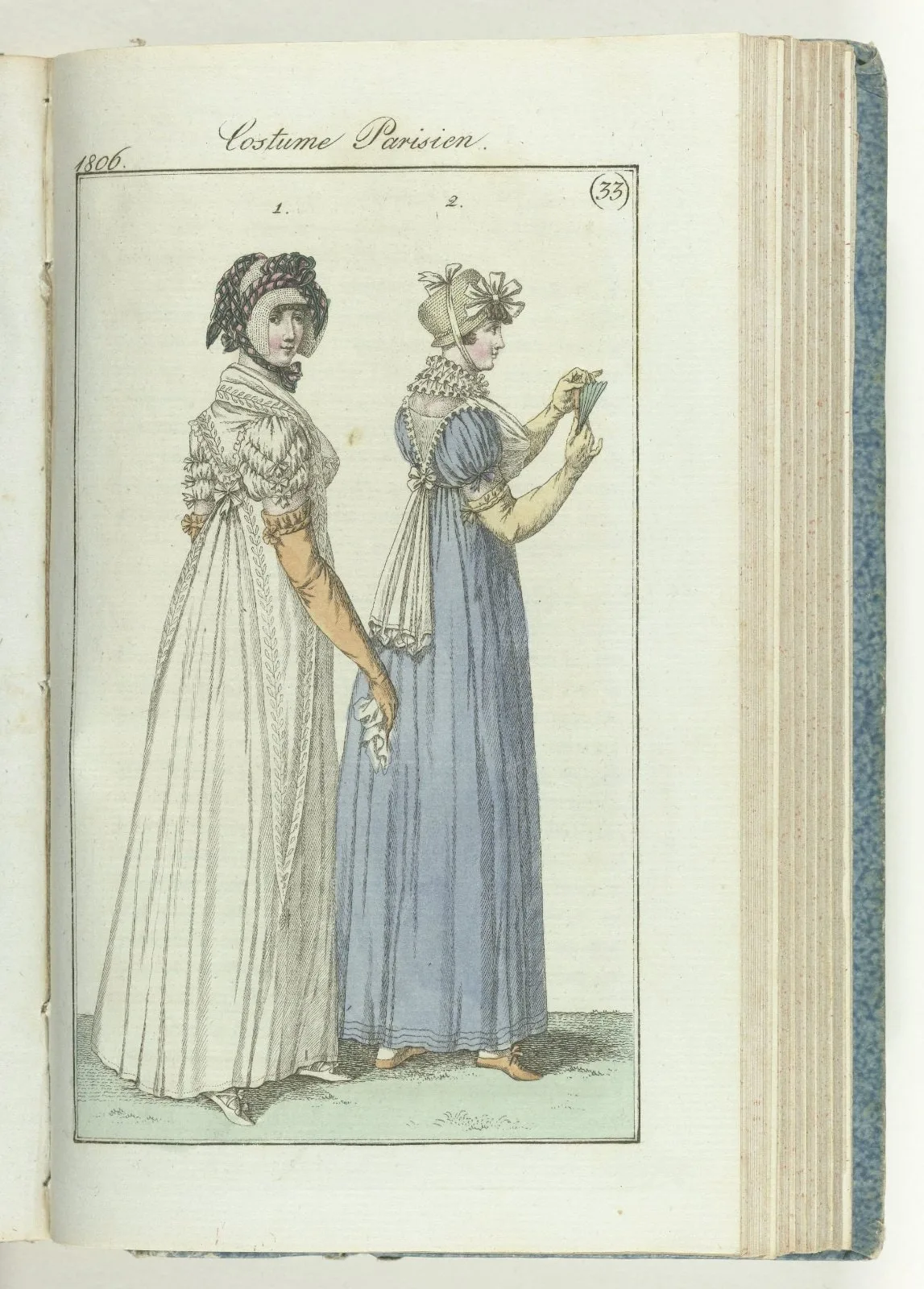 Journal des Dames et des Modes, editie Frankfurt 11 août 1806, Costume Parisien (33)