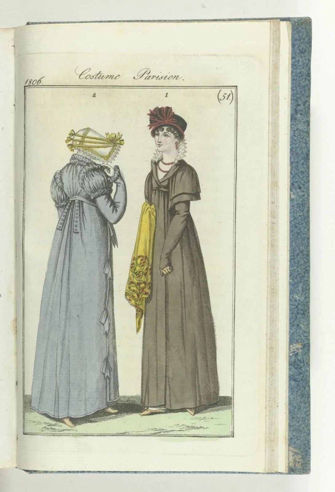 Journal des Dames et des Modes, editie Frankfurt 15 décembre 1806, Costume Parisien (51)