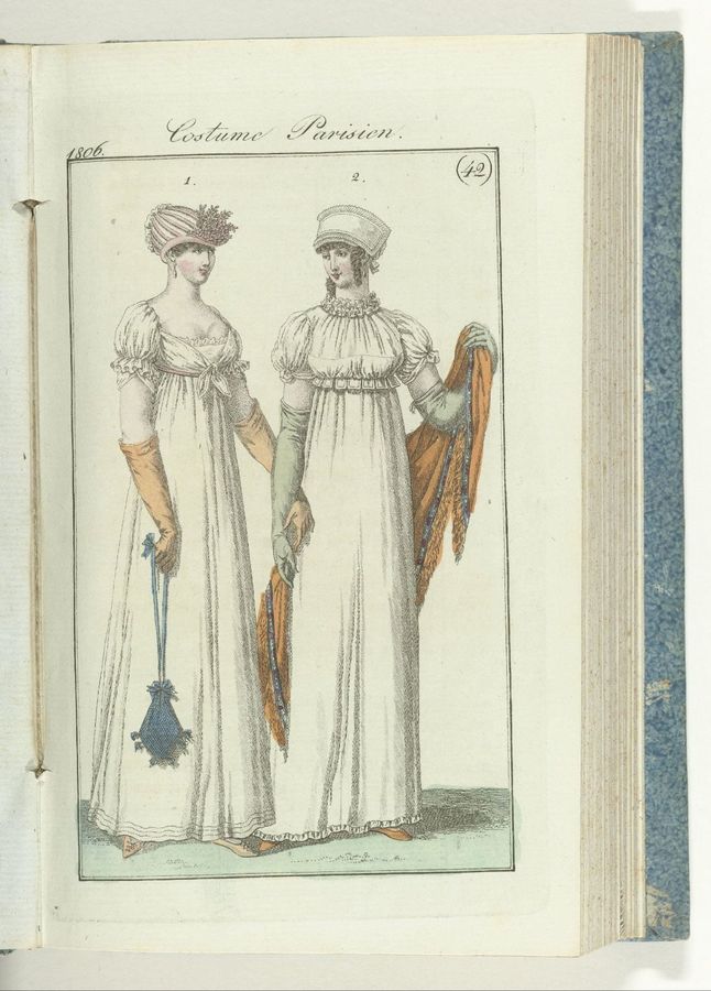 Journal des Dames et des Modes, editie Frankfurt 12 octobre 1806, Costume Parisien (42)