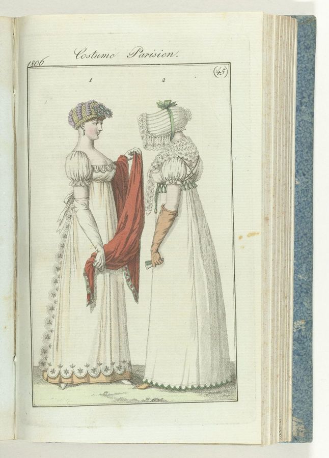 Journal des Dames et des Modes, editie Frankfurt 3 novembre 1806, Costume Parisien (45)