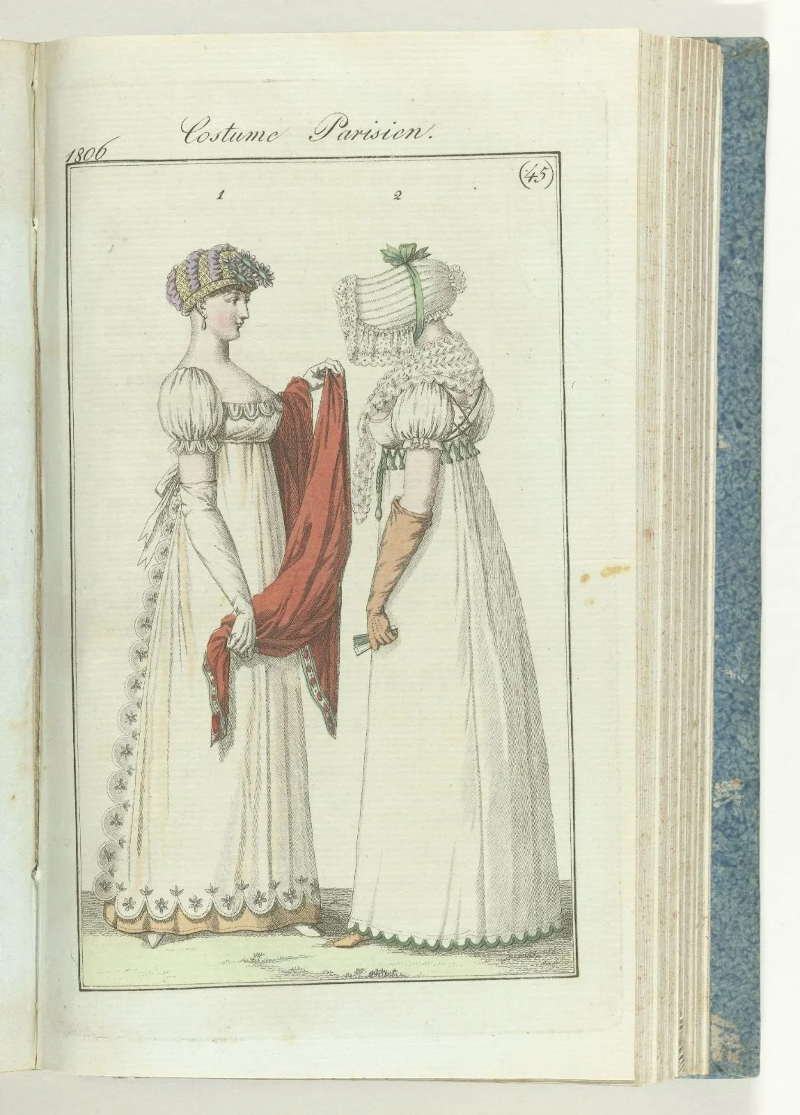 Journal des Dames et des Modes, editie Frankfurt 3 novembre 1806, Costume Parisien (45)