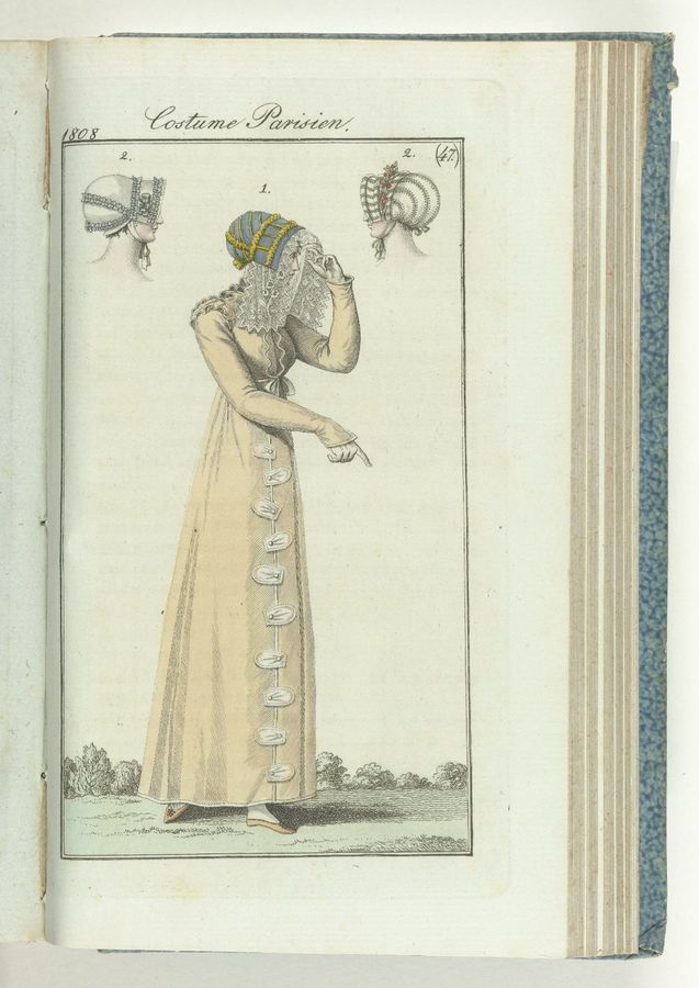 Journal des Dames et des Modes, editie Frankfurt 20 novembre 1808, Costume Parisien (47)