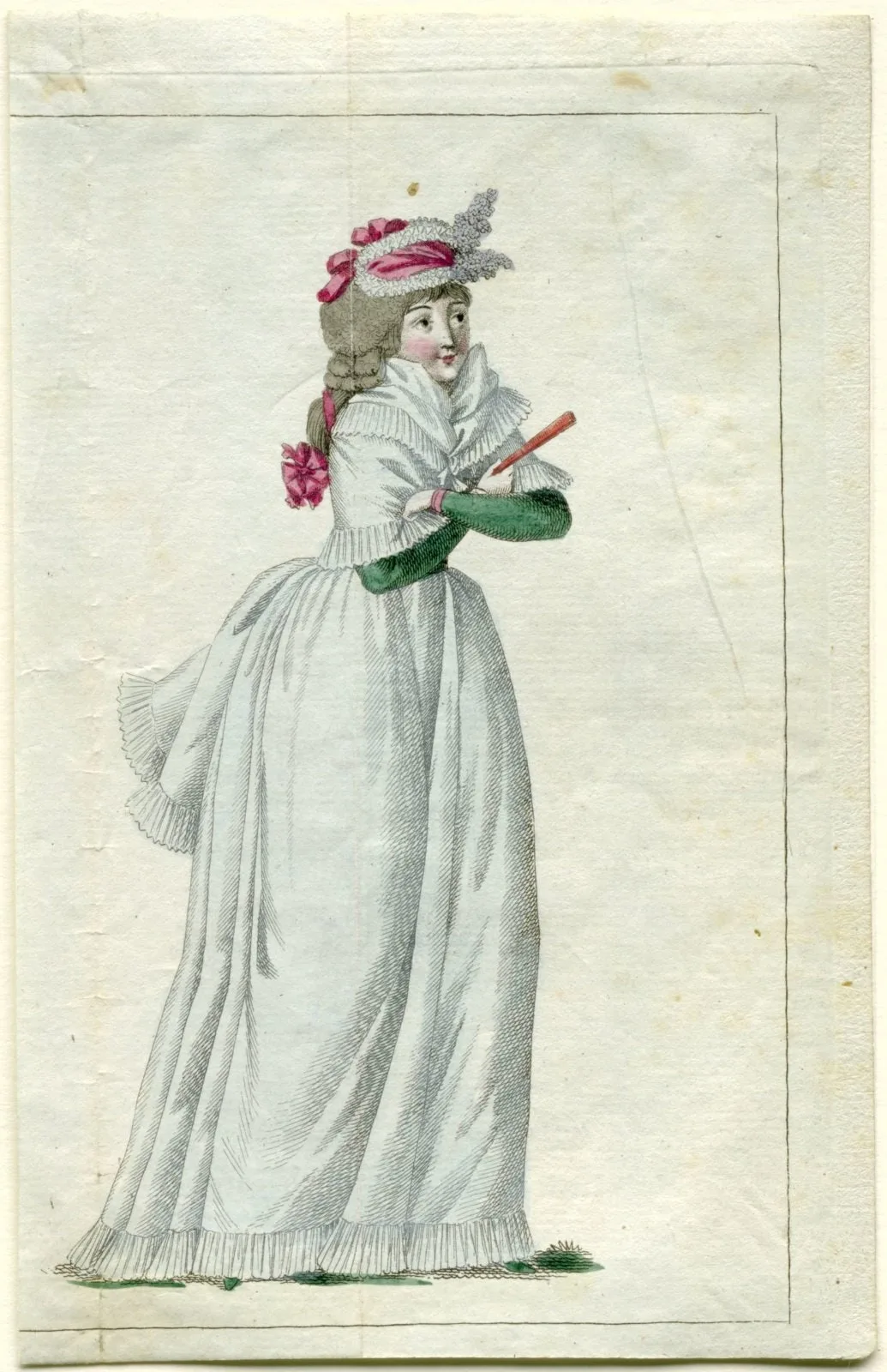 Journal de la Mode et du Goût, 20 juillet 1792, 15e cahier, pl. 2