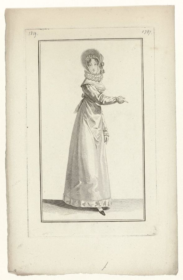 Journal des Dames et des Modes, Costume Parisien, 5 janvier 1819 (1787)