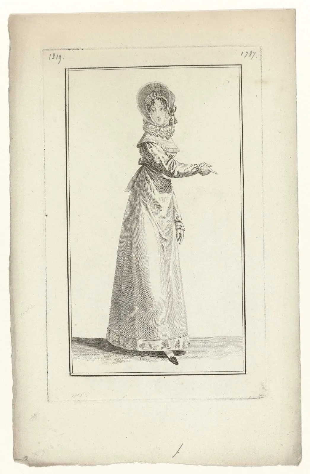 Journal des Dames et des Modes, Costume Parisien, 5 janvier 1819 (1787)