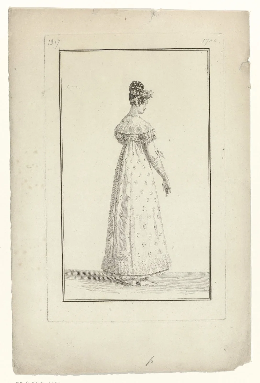 Journal des Dames et des Modes, Costume Parisien, 31 décembre 1817 (1700)