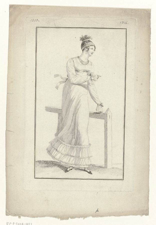 Journal des Dames et des Modes, Costume Parisien, 5 juin 1813 (1316)
