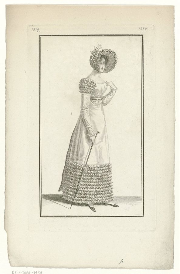 Journal des Dames et des Modes, Costume Parisien, 10 juillet 1819 (1828)