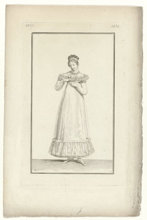 Journal des Dames et des Modes, Costume Parisien, 15 mars 1817 (1634)