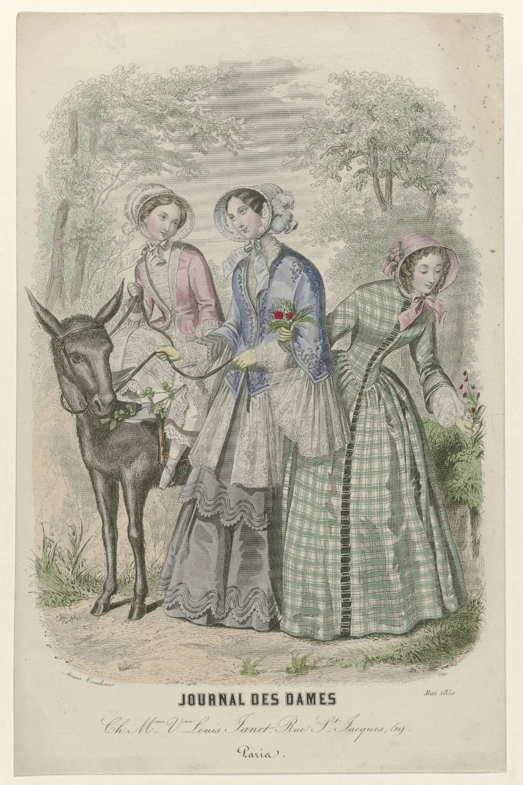 Journal des Dames, mai 1850 : Ch. Mme V.ve Louis (...)