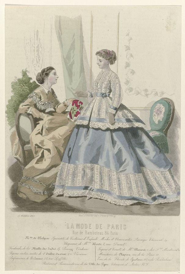 La Mode de Paris, 15 octobre 1865 : M.on de l'Eclips (...)