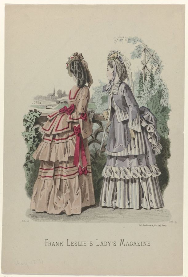 Frank Leslie's Lady's Magazine, 1871, NY.17, 998.B