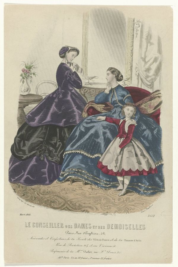 Le Conseiller des Dames et des Demoiselles, mars 1866, No. 2552 : Nouveautés et Confections (...)