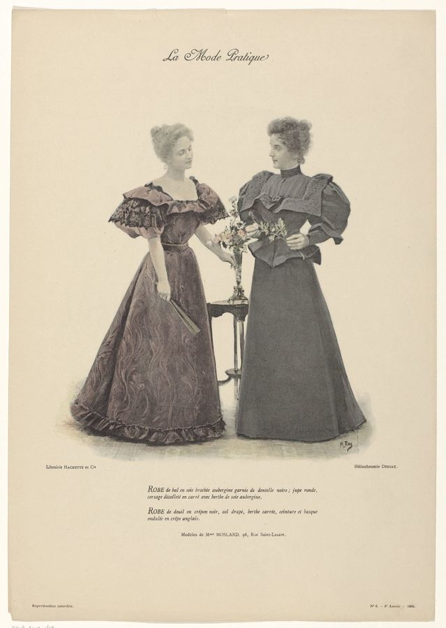 La Mode Pratique, 1894, 3e année, No. 6: Robe de bal (...)