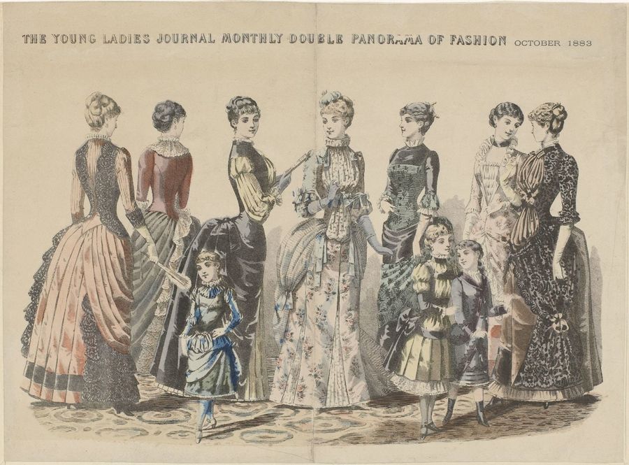 The Young Ladies' Journal Monthly Panorama of Fashion, October 1883
