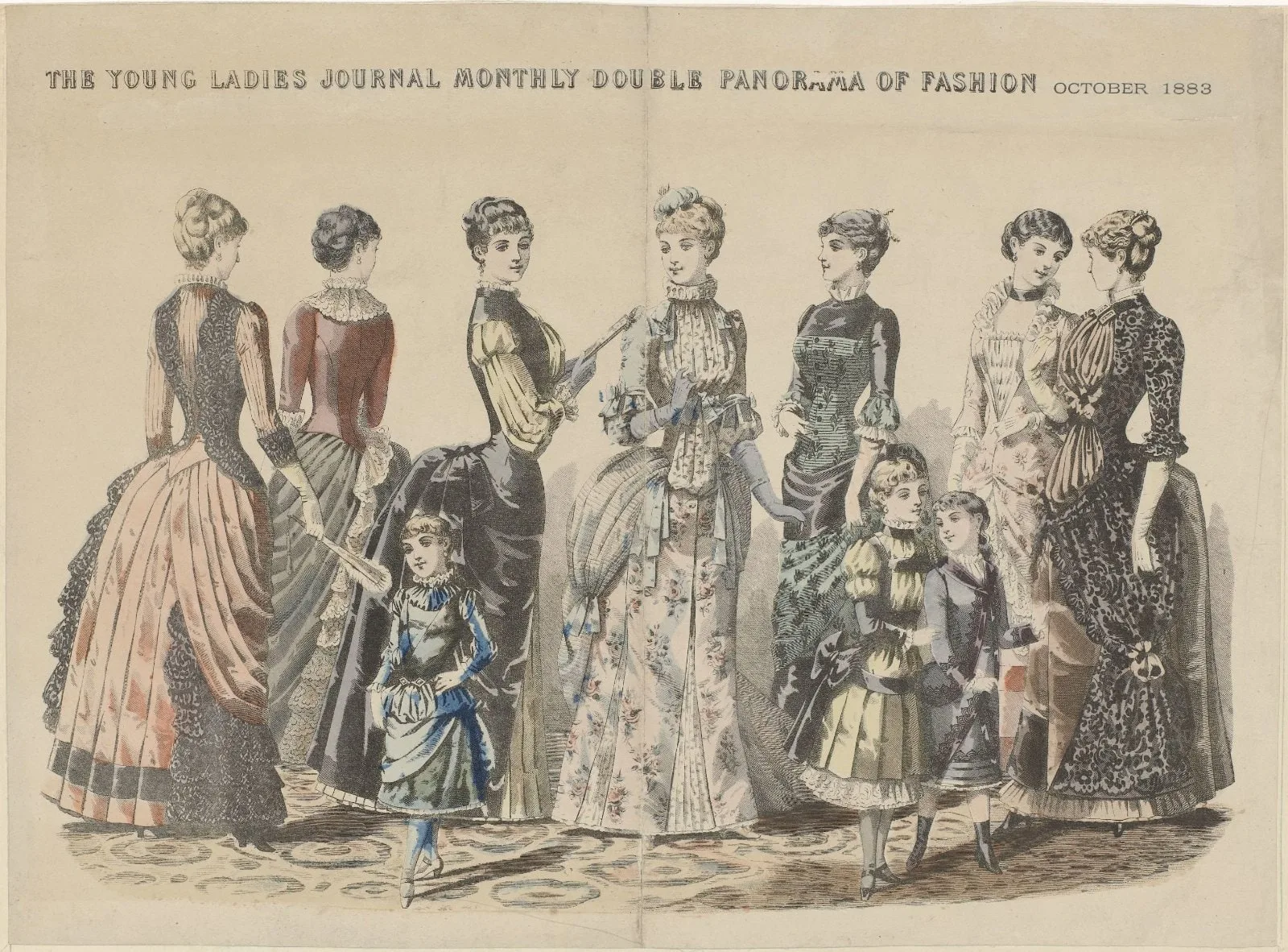 The Young Ladies' Journal Monthly Panorama of Fashion, October 1883