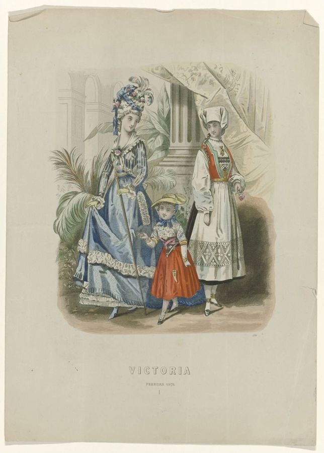 Victoria, Illustrirte Muster-und Mode-Zeitung, Februar 1876, Pl. 374