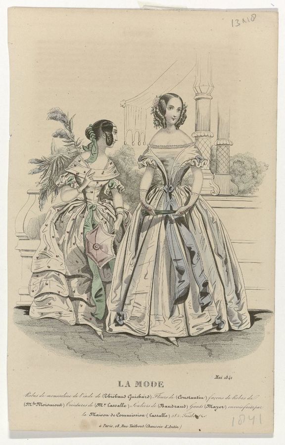 La Mode, mai 1841 : Robes de mousselin (...)
