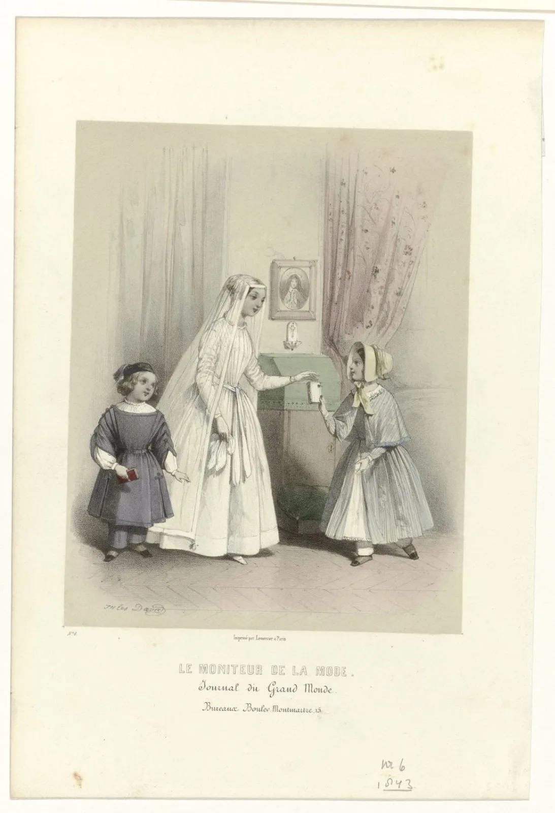Le Moniteur de la mode, 1843, No. 6