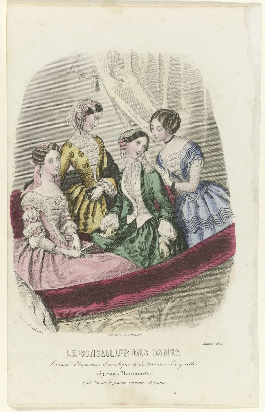 Le Conseiller des Dames, janvier 1852 : Journal d'économi (...)