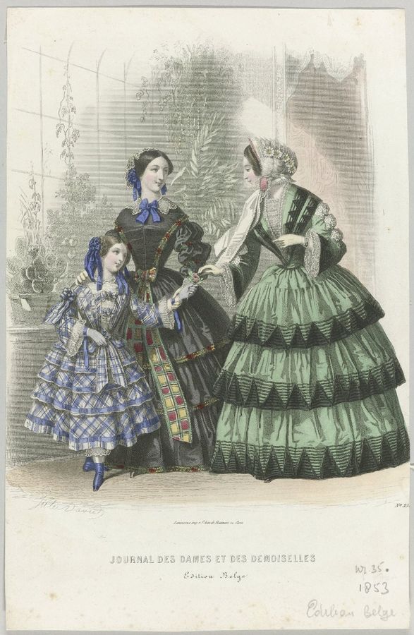 Le Journal des Dames et des Demoiselles, 1853 No. 35.. : Edition Belge